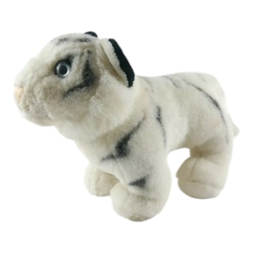 White tiger plush - tiger, stuffed
