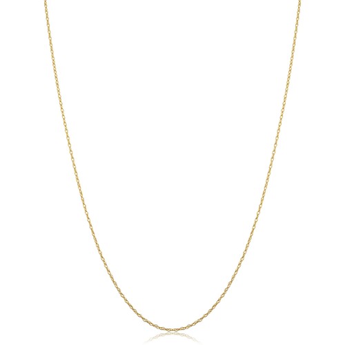 Womens classic rope chain 10k - chain,