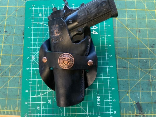 Handmade leather left hand - leather,