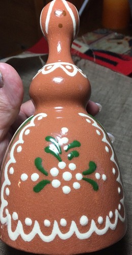 Slipware pottery figurine - slipware,