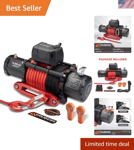 Powerful 12v winch with - 12v,
