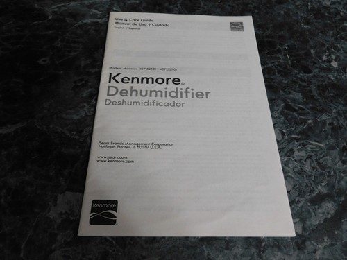 Kenmore dehumidifier use - use, &