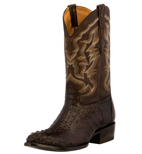 Mens brown cowboy - boots, real