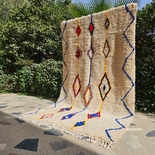 Moroccan berber rug cream - moroccan,