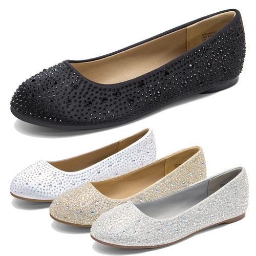Women rhinestone ballet - women, flats