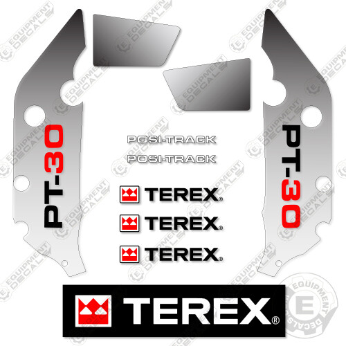Fits terex pt30 decal - terex,