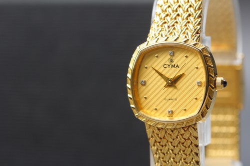 Cyma l616 gold tank - cyma,