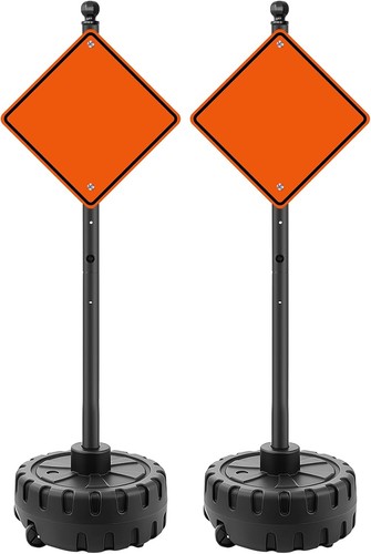 Portable sign post cast - ft,