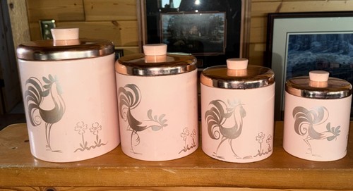 Vintage ransburg pink metal - pink,