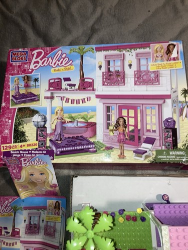 Mega bloks barbie beach house - bloks,