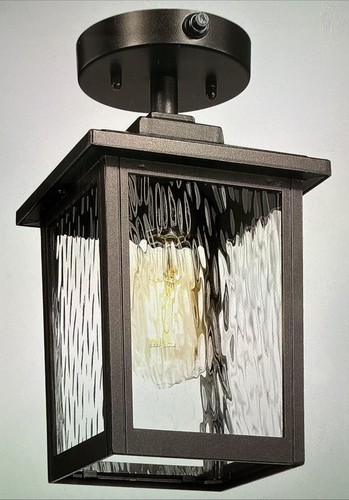 Outdoor semi flush mount - 13”,