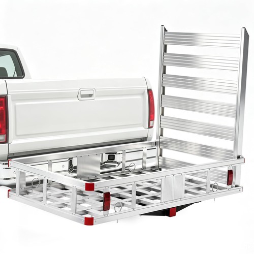 Aluminum hitch cargo carrier - hitch,