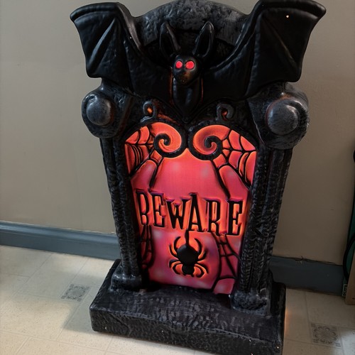 Beware tombstone halloween - beware,