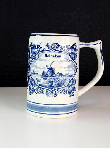 Vintage delfe heineken - heineken, mug