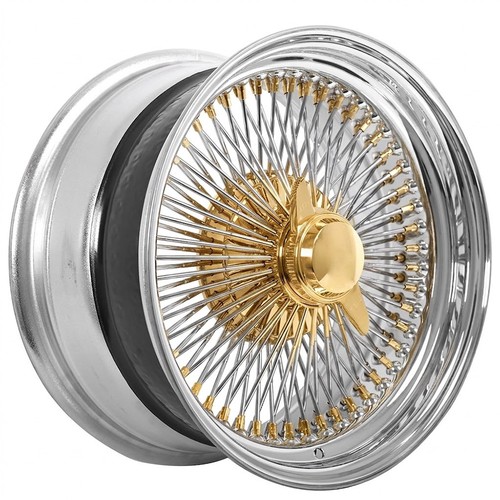 Chrome with gold accents - chrome, la