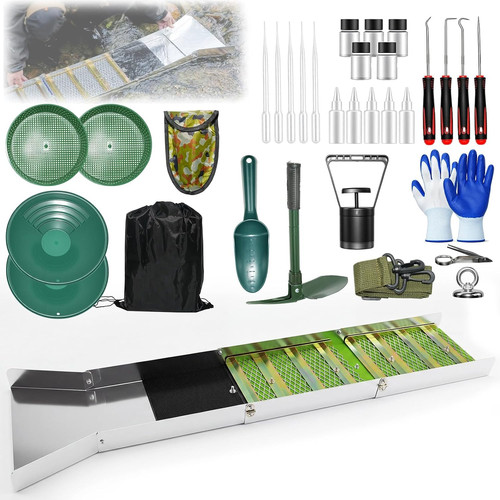 Pcs complete gold panning - 29,