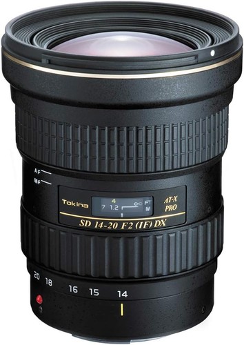 Tokina 20mm pro dx lens - 14-20mm,