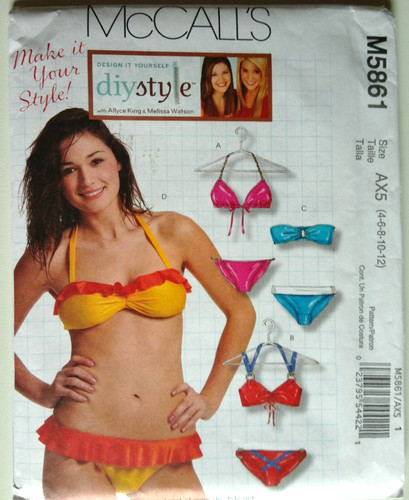 Mccalls pattern 5861 bathing - ,