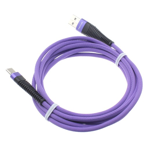 6ft long usb cable purple - 6ft,