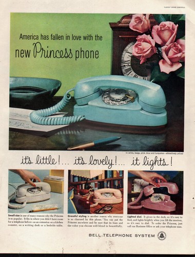 1960 vintage bell telephone - 1960, ad