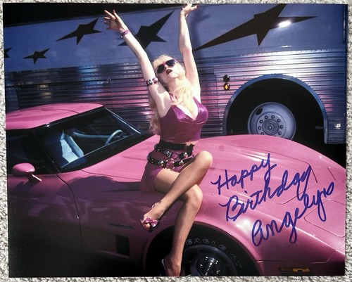 Angelyne signed person 8x10 - angelyne,