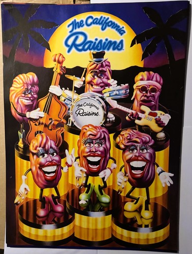 Vintage california raisins - vintage,