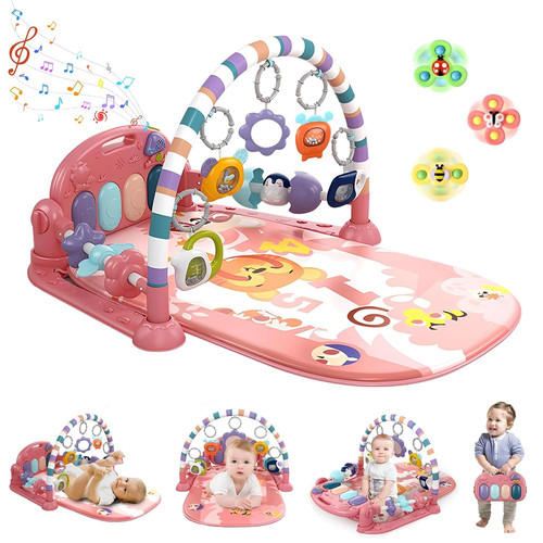 Baby gym play - piano, kick