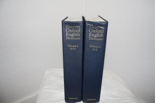 Shorter oxford english - shorter,