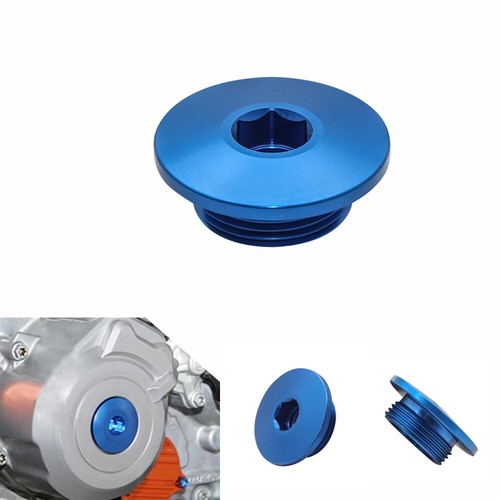 Blue cnc engine ignition cover - cnc,