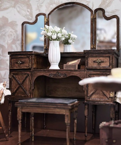 Dressing table stool - dressing,