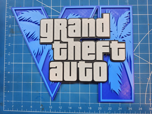 Gta wall art huge thick - wall,