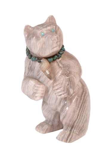 Zuni pueblo standing bear - pueblo,