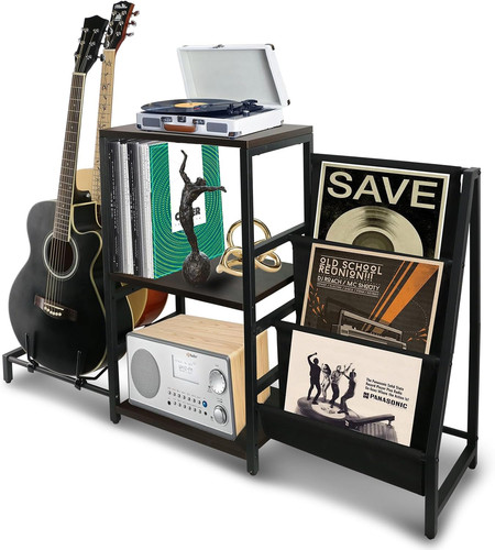 Tier guitar stand record - stand,