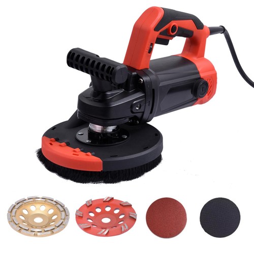 Concrete floor grinder wall - concrete,