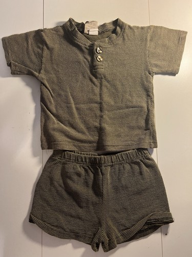 Vintage baby henley - baby, knit