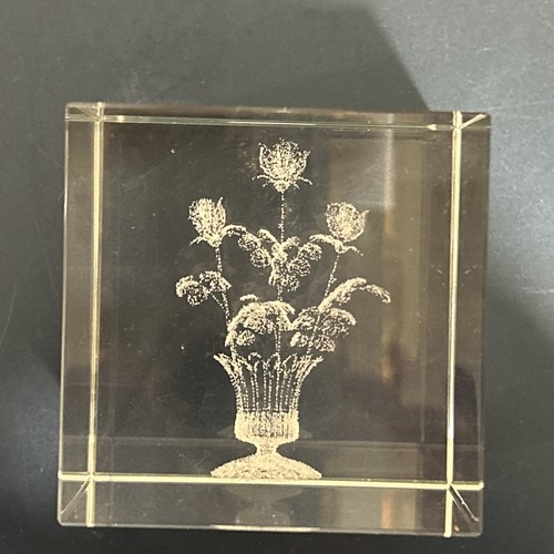 Laser etched crystal - crystal, glass