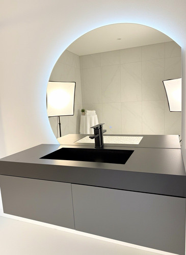 Floating wall mounted double - wall,
