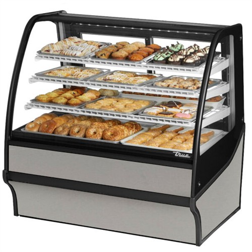 Curved glass stainless - 48",
