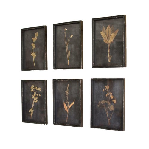 Vintage style black - black, framed
