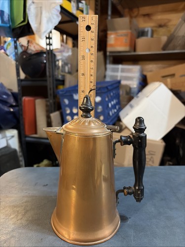 Vintage metal copper coffee - vintage,