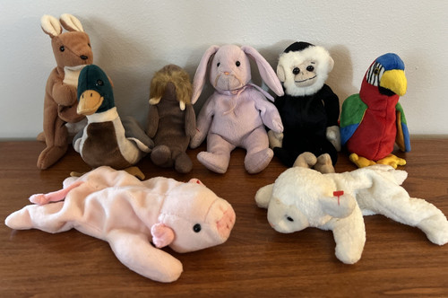 Vintage beanie baby animal lot - vintage,