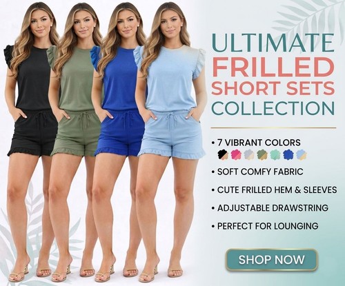 Women frill peplum short - peplum,