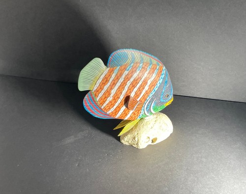 Vintage hand painted wooden - vintage,