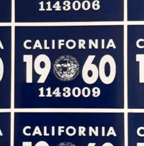 1960 california yom dmv - california, car