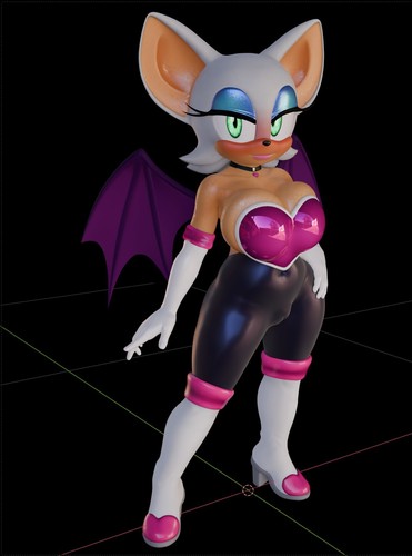 Custom posed rouge the - custom,