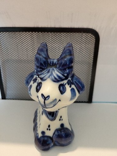 Gzhel porcelain animal - gzhel,