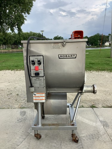 Meat grinder hobart 4346 - meat, with