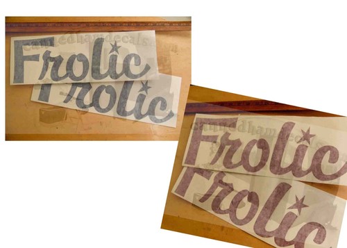 Frolic vintage travel trailer - travel,