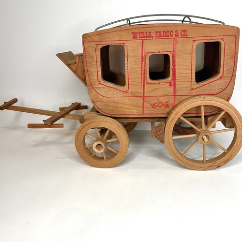 Handmade wooden wells fargo - wells,