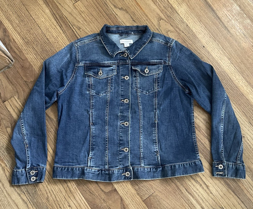 Liz claiborne jean jacket - liz,